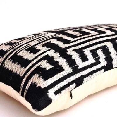 Alternative view of Black Luxury Velvet Cushion