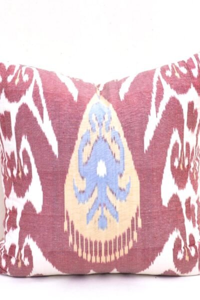 Pale Violet Ikat Cushion Covers