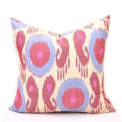 Paisley Design Silk Pillow