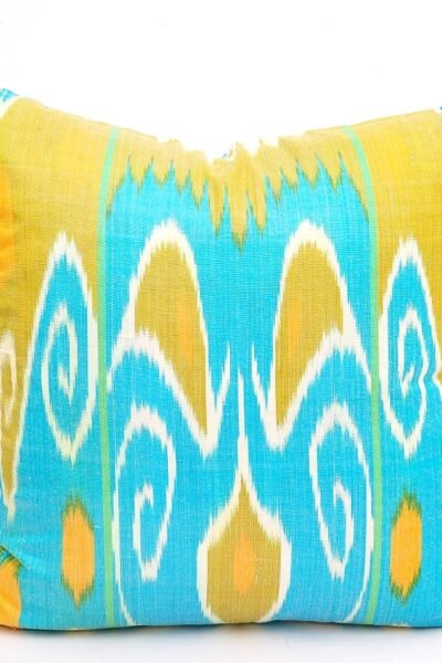 Classic Down Pillowcase in Turquoise Lime Green