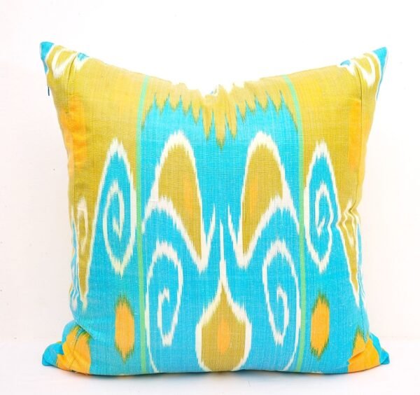 Classic Down Pillowcase in Turquoise Lime Green