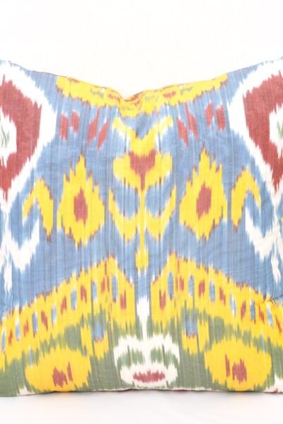 Multicolour Accent Ikat Pillow