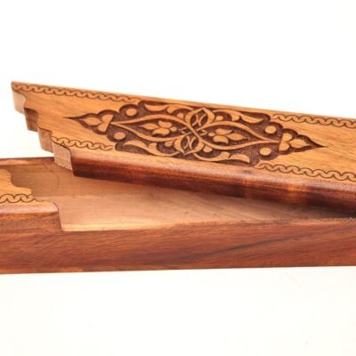 Alternative view of Engraved Wooden Pencil Case