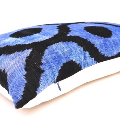 Alternative view of Blue Velvet Decorative Pillow