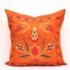 orange pillow suzani