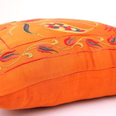 Alternative view of Oriental Silk Embroidery Suzani Pillow Cover
