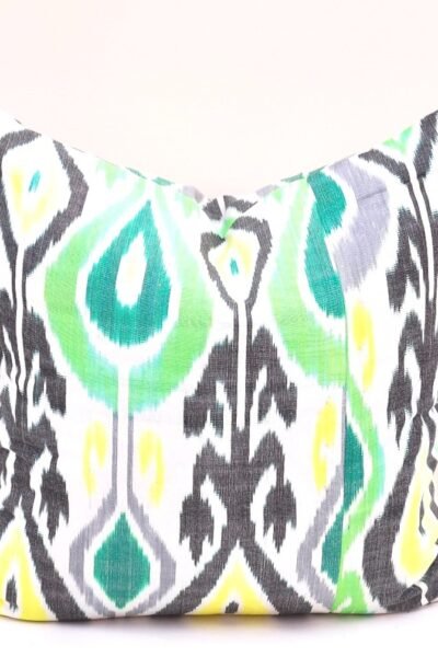 Unique Ikat Fabric Throw Pillow Cover