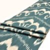 Green Designer Ikat Fabric