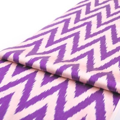 Alternative view of Unique Colored Chevron Ikat Fabric