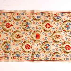 silk suzani embroidery