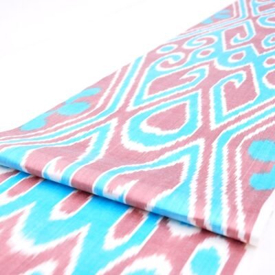 Handloom Ikat Silk Cotton Fabric