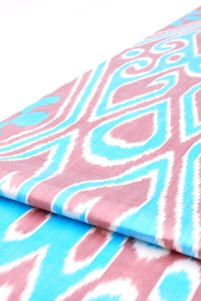 Handloom Ikat Silk Cotton Fabric