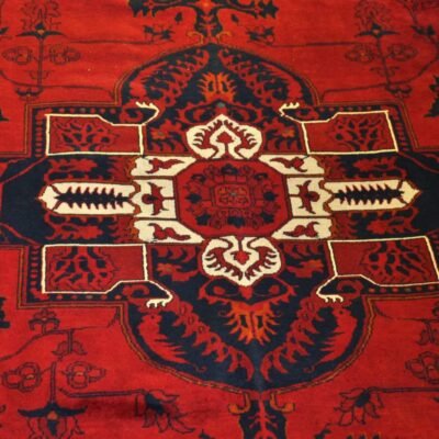Alternative view of Dark Red Oriental Handmade Persian Rug
