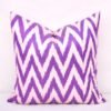 Chevron Ikat Pillow Orchid Accent Case