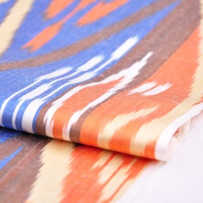 Alternative view of Handwoven Dress making Ikat Fabric