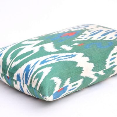 Alternative view of Green White Decorative Lumbar Pillow