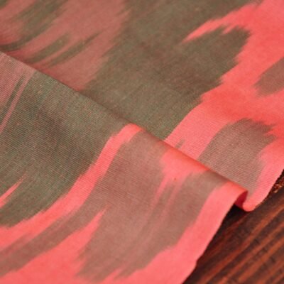 Alternative view of Reddish Silk Cotton Textile