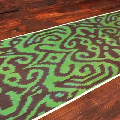 Alternative view of Filigree Silk and Cotton Ikat Textile
