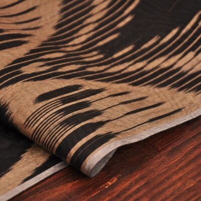 Alternative view of Scroll Silk Cotton Fabric