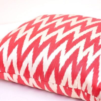 Alternative view of Red Chevron Accent Pillowcase