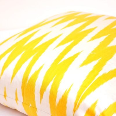 Alternative view of Yellow Chevron Accent Pillowcase