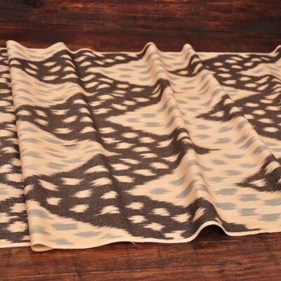 Alternative view of Chevron Brown Handmade Ikat