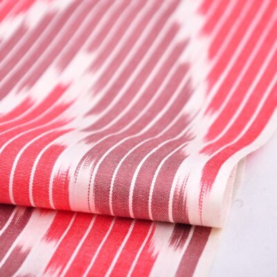 Alternative view of 100% Cotton Chevron Design Ikat Fabric