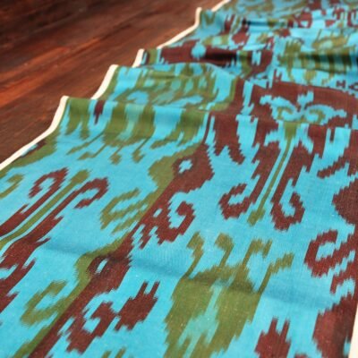 Alternative view of Silk Cotton Ikat Traditional Upholstery