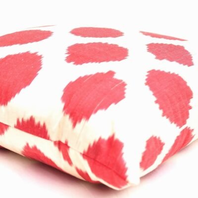 Alternative view of Red Polka Dot Accent Pillow Case