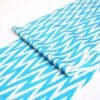 Best Quality Ikat Fabric Blue Chevron