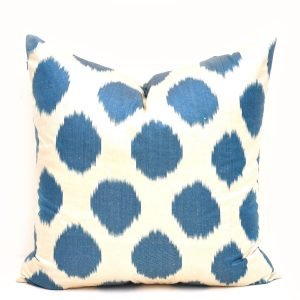 Our Blue Decorative Pillow Polka Dot Ikat is crafted with the utmost attention to detail, ensuring superior quality and comfort.