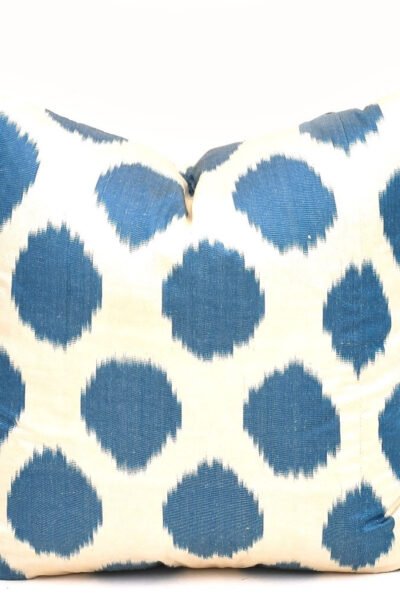 Our Blue Decorative Pillow Polka Dot Ikat is crafted with the utmost attention to detail, ensuring superior quality and comfort.