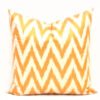 Yellow Chevron Decorative Pillow Cover