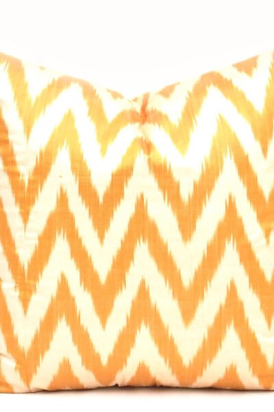 Yellow Chevron Decorative Pillow Cover