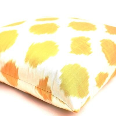 Alternative view of Rustic Decor Yellow Dots Pillow Cover