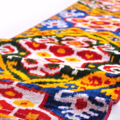 Alternative view of Velvet Ikat Upholstery Fabric