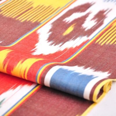 Alternative view of Silk Fabric Textile Ikat Upholstery