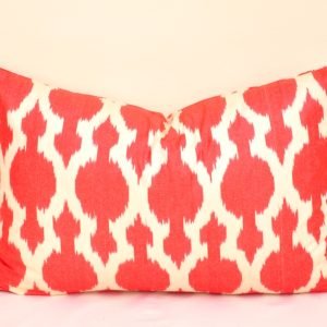 Red Modern Accent Pillow
