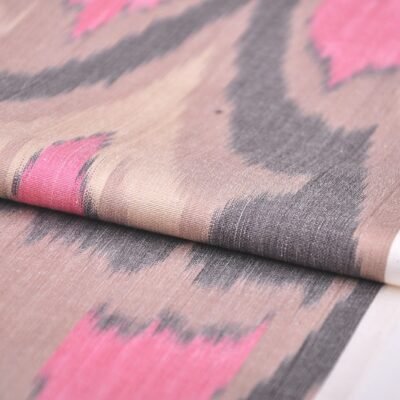 Alternative view of Handwoven Silk Oriental Ikat