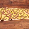 Brown Yellow Motifs Ikat