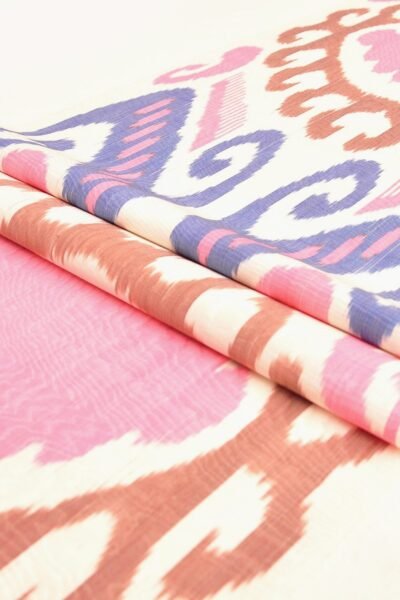 Colorful Ikat Fabric by the yard