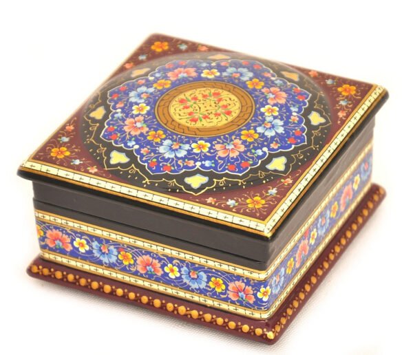 Lacquer Hand Painted Jewellery Box