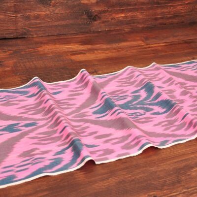 Oriental Pink Ikat Fabric