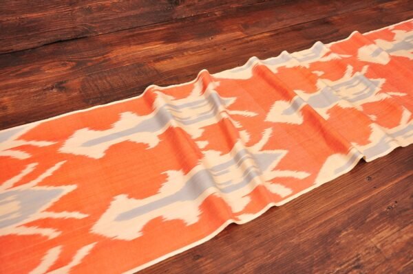 Trendy Orange Ikat Fabric