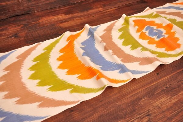 Rainbow Silk Ikat Fabric