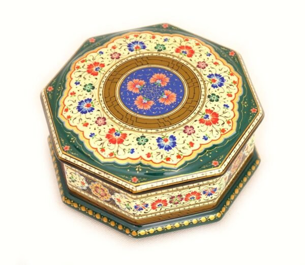 Hexagon Lacquer Decorative Box