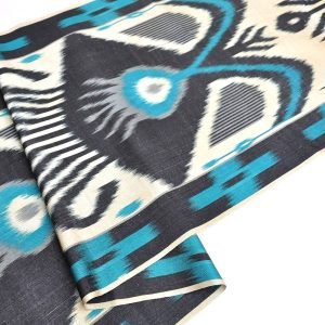Colorful Silk Cotton Blended Ikat Fabric