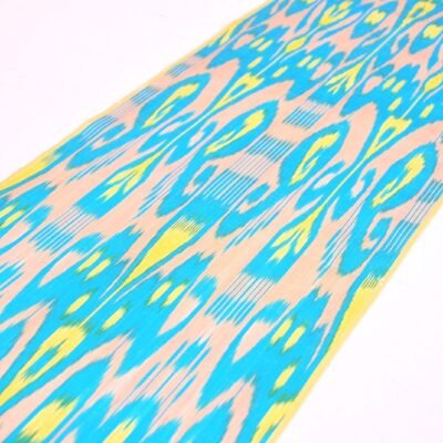 Alternative view of Blue Ikat Fabric Modern Clothing