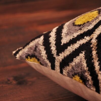 Alternative view of Honeycomb Velvet Ikat Pillow