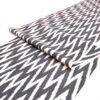 Black White Zigzag Fabric Upholstery